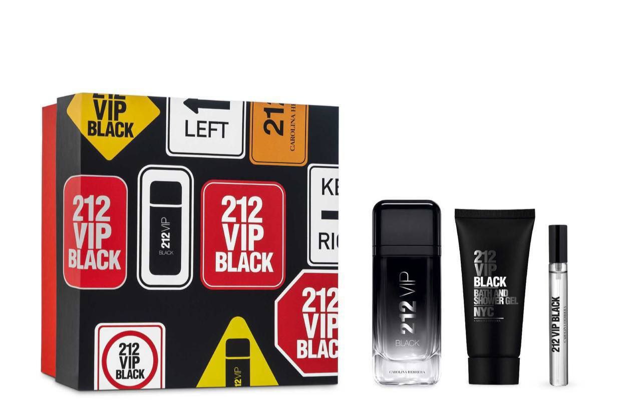 CAROLINA HERRERA 212 VIP Black парфюмерный набор